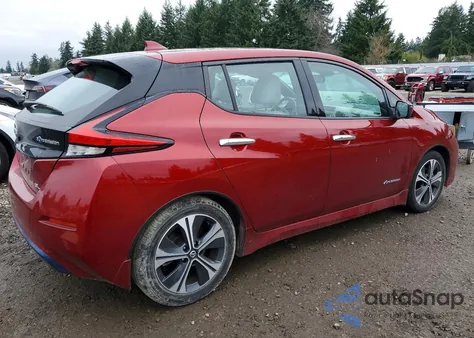 2019 Nissan Leaf S z USA, uszkodzony, nr VIN 1N4AZ1CP4KC306487